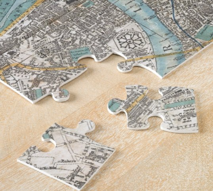 Impossibvle puzzle_Vintage map of london2